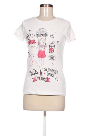 Γυναικείο t-shirt LCW, Μέγεθος M, Χρώμα Λευκό, Τιμή 6,65 €