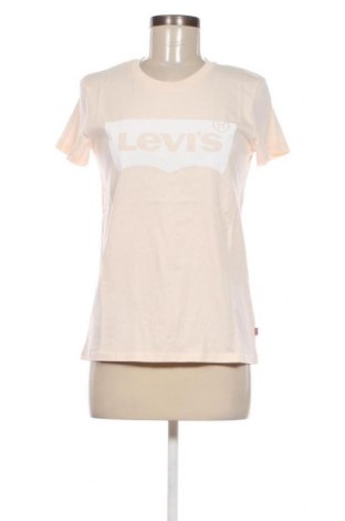 Γυναικείο t-shirt Levi's, Μέγεθος S, Χρώμα  Μπέζ, Τιμή 31,96 €