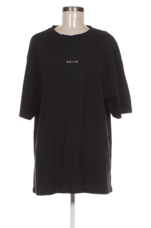 Дамска тениска NU-IN, Размер L, Цвят Черен, Цена 36,00 лв.