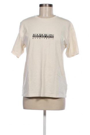 Γυναικείο t-shirt Napapijri, Μέγεθος S, Χρώμα Κίτρινο, Τιμή 20,41 €