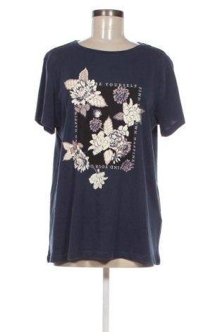Γυναικείο t-shirt ONLY Carmakoma, Μέγεθος L, Χρώμα Μπλέ, Τιμή 8,79 €