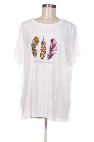 Damen T-Shirt ONLY Carmakoma, Größe M, Farbe Weiß, Preis 9,59 €
