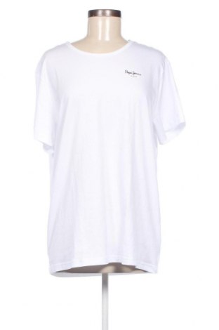 Γυναικείο t-shirt Pepe Jeans, Μέγεθος XL, Χρώμα Λευκό, Τιμή 31,96 €