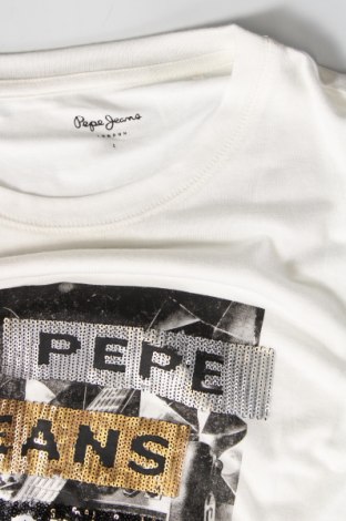 Damski T-shirt Pepe Jeans, Rozmiar L, Kolor Biały, Cena 140,47 zł