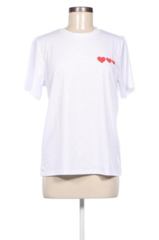 Γυναικείο t-shirt Pieces, Μέγεθος M, Χρώμα Λευκό, Τιμή 15,98 €