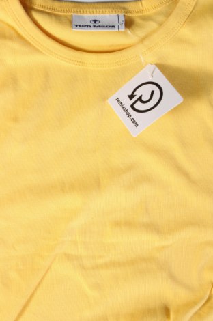 Γυναικείο t-shirt Tom Tailor, Μέγεθος L, Χρώμα Κίτρινο, Τιμή 9,41 €