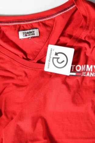 Γυναικείο t-shirt Tommy Jeans, Μέγεθος S, Χρώμα Κόκκινο, Τιμή 28,99 €