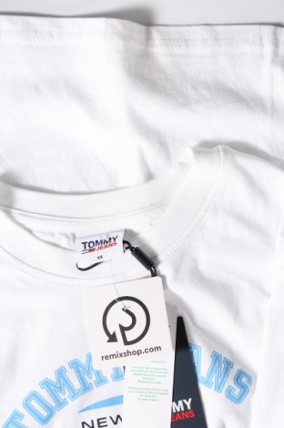 Γυναικείο t-shirt Tommy Jeans, Μέγεθος XS, Χρώμα Λευκό, Τιμή 23,81 €