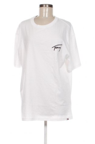 Γυναικείο t-shirt Tommy Jeans, Μέγεθος L, Χρώμα Λευκό, Τιμή 29,77 €
