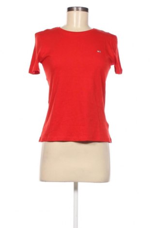 Γυναικείο t-shirt Tommy Jeans, Μέγεθος XS, Χρώμα Κόκκινο, Τιμή 39,69 €