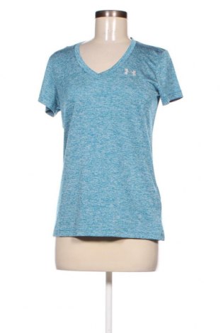 Damen T-Shirt Under Armour, Größe S, Farbe Blau, Preis 30,69 €