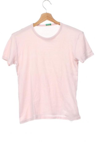 Damski T-shirt United Colors Of Benetton, Rozmiar XS, Kolor ecru, Cena 21,57 zł