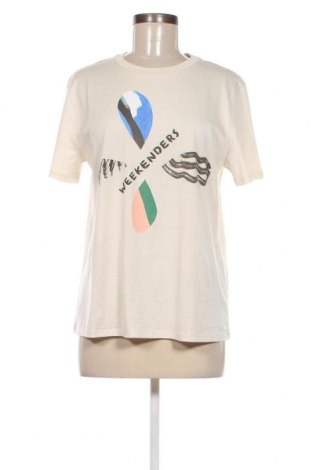 Damen T-Shirt Weekend Max Mara, Größe XL, Farbe Ecru, Preis 115,52 €