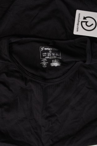 Damen T-Shirt Work Out, Größe M, Farbe Schwarz, Preis 4,98 €