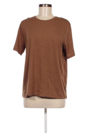 Дамска тениска Zara, Размер L, Цвят Кафяв, Цена 14,40 лв.