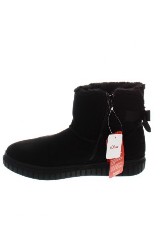 Botine de damă S.Oliver, Mărime 38, Culoare Negru, Preț 207,24 Lei