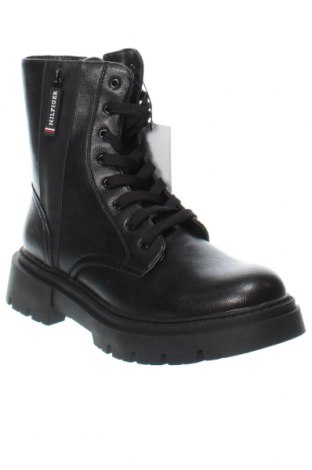 Botine de damă Tommy Hilfiger, Mărime 38, Culoare Negru, Preț 368,59 Lei