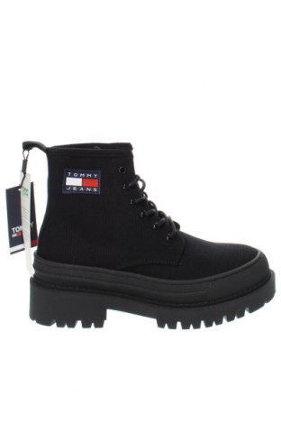 Botine de damă Tommy Jeans, Mărime 38, Culoare Negru, Preț 409,54 Lei