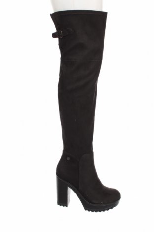 Γυναικείες μπότες Xti, Μέγεθος 37, Χρώμα Μαύρο, Τιμή 20,10 €