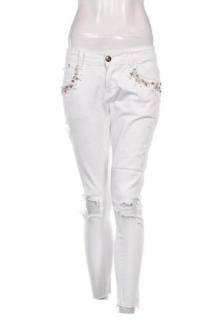 Γυναικείο Τζίν, Μέγεθος M, Χρώμα Λευκό, Τιμή 8,45 €