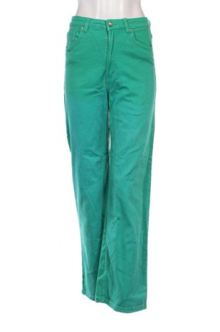 Дамски дънки H&M Divided, Размер M, Цвят Зелен, Цена 13,05 лв.