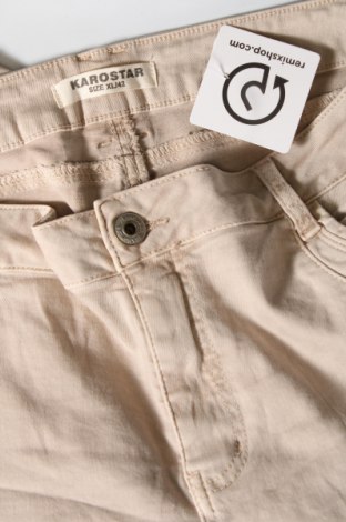 Dámské džíny  KAROSTAR, Velikost XL, Barva Béžová, Cena  185,00 Kč