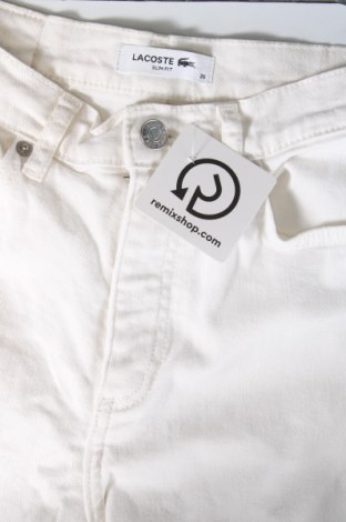 Damskie jeansy Lacoste, Rozmiar XS, Kolor Biały, Cena 112,55 zł