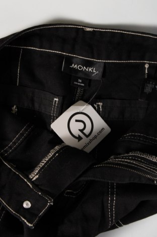 Damskie jeansy Monki, Rozmiar S, Kolor Czarny, Cena 27,99 zł