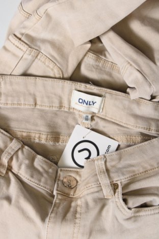 Damskie jeansy ONLY, Rozmiar M, Kolor Beżowy, Cena 23,93 zł