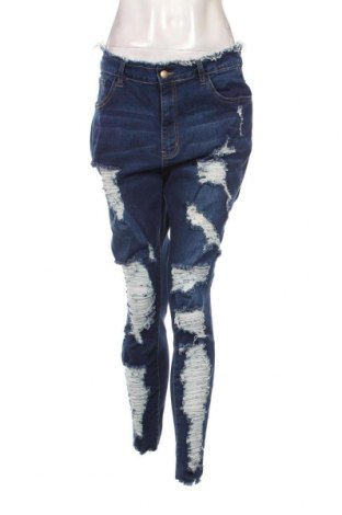Γυναικείο Τζίν SHEIN, Μέγεθος XL, Χρώμα Μπλέ, Τιμή 7,12 €