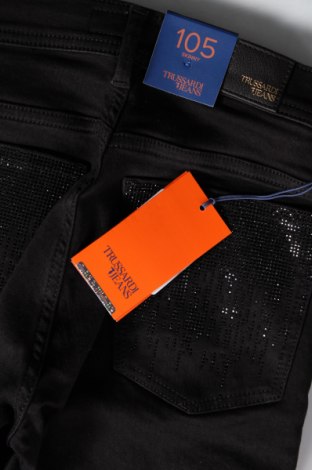Дамски дънки Trussardi Jeans, Размер XS, Цвят Черен, Цена 40,80 лв.