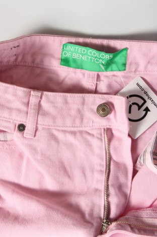 Дамски дънки United Colors Of Benetton, Размер S, Цвят Розов, Цена 41,00 лв.