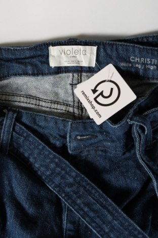 Damskie jeansy Violeta by Mango, Rozmiar XL, Kolor Niebieski, Cena 48,94 zł