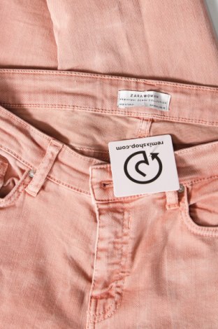 Dámské džíny  Zara, Velikost S, Barva Růžová, Cena  129,00 Kč