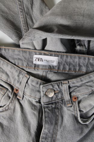 Дамски дънки Zara, Размер S, Цвят Сив, Цена 13,80 лв.
