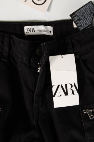 Blugi de femei Zara, Mărime S, Culoare Negru, Preț 85,41 Lei