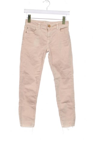 Dámské džíny  Zara, Velikost XS, Barva Béžová, Cena  195,00 Kč