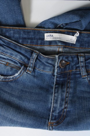 Damskie jeansy Zara, Rozmiar XS, Kolor Niebieski, Cena 31,66 zł