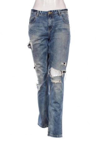 Dámské džíny  Zara Trafaluc, Velikost L, Barva Modrá, Cena  398,00 Kč