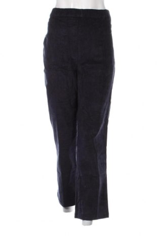 Γυναικείο κοτλέ παντελόνι, Μέγεθος XL, Χρώμα Μπλέ, Τιμή 7,18 €
