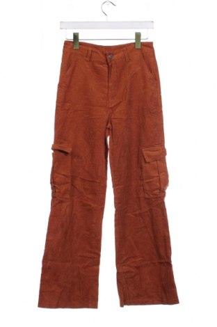 Pantaloni de velvet de femei, Mărime S, Culoare Maro, Preț 31,48 Lei