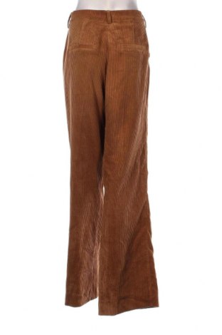 Pantaloni de velvet de femei, Mărime L, Culoare Maro, Preț 23,85 Lei