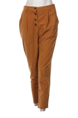 Pantaloni de velvet de femei, Mărime S, Culoare Maro, Preț 26,71 Lei