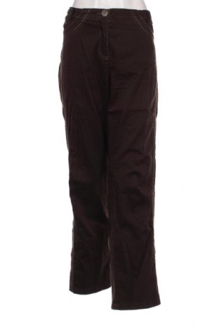 Pantaloni de velvet de femei, Mărime XL, Culoare Maro, Preț 35,51 Lei