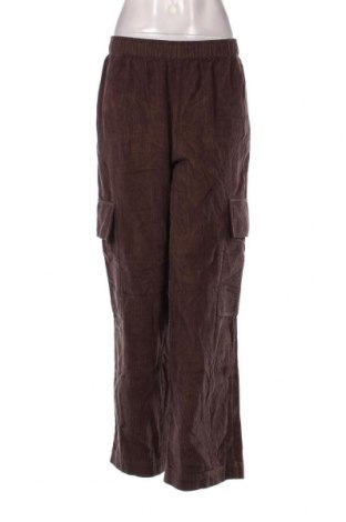 Pantaloni de velvet de femei ASOS, Mărime XL, Culoare Maro, Preț 67,44 Lei