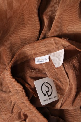 Pantaloni de velvet de femei Atelier Creation, Mărime XL, Culoare Bej, Preț 25,76 Lei