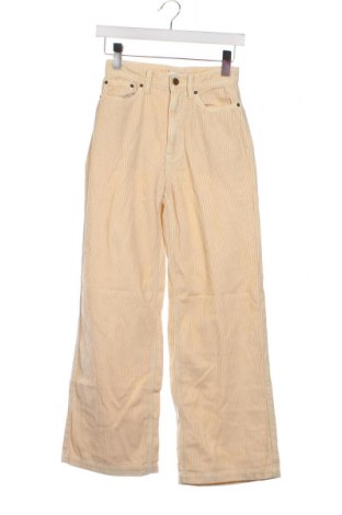 Pantaloni de velvet de femei BDG, Mărime XS, Culoare Ecru, Preț 28,32 Lei