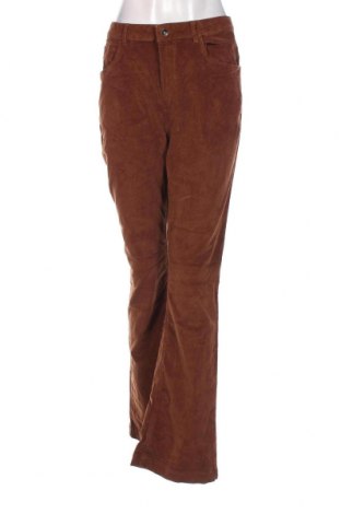 Pantaloni de velvet de femei Bel&Bo, Mărime XL, Culoare Maro, Preț 47,70 Lei