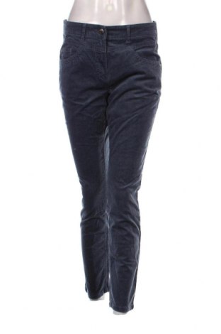 Pantaloni de velvet de femei C&A, Mărime M, Culoare Albastru, Preț 26,71 Lei