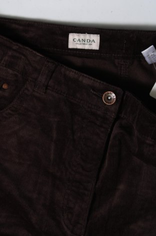 Pantaloni de velvet de femei Canda, Mărime XL, Culoare Maro, Preț 39,34 Lei